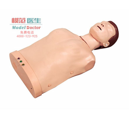 高級電子半身心肺復蘇訓練模擬人